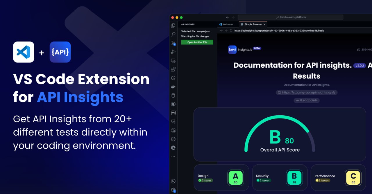 VS Code Extension for API Insights image